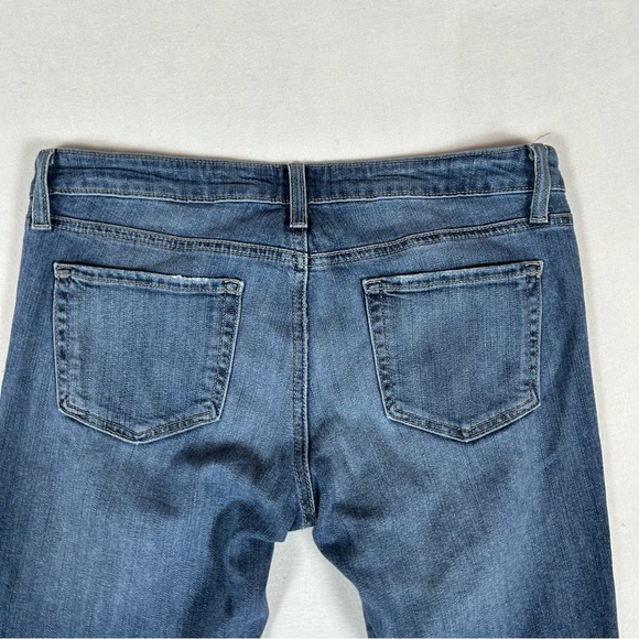 Just Black Boyfriend Jeans Womens 28 Blue Denim Distressed Medium Wash Mid Rise - Picture 4 of 11